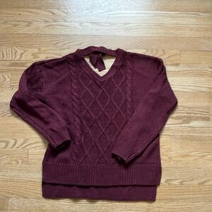 Maroon Sweater